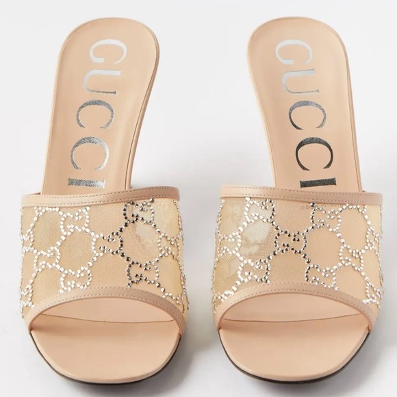 Gucci
GG Supreme 80mm mesh mules - Picture 2 of 9